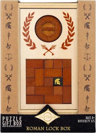 Logic Puzzle - True Genius - Roman Lock Box
