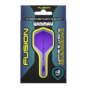 Winmau Fusion Integrated Flight & Shaft Purple Medium No2