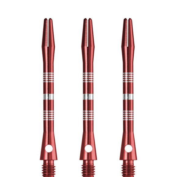 Designa Multiline Aluminium Shafts - Regrooved-Medium Red