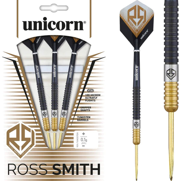 Ross Smith Darts -Smudger - Two Tone - Black & Gold 20g