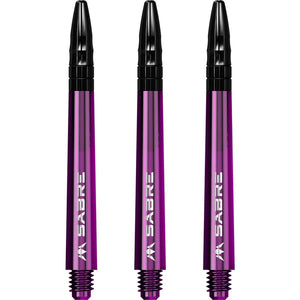 Mission Sabre Shafts-Purple/Black Short 36mm