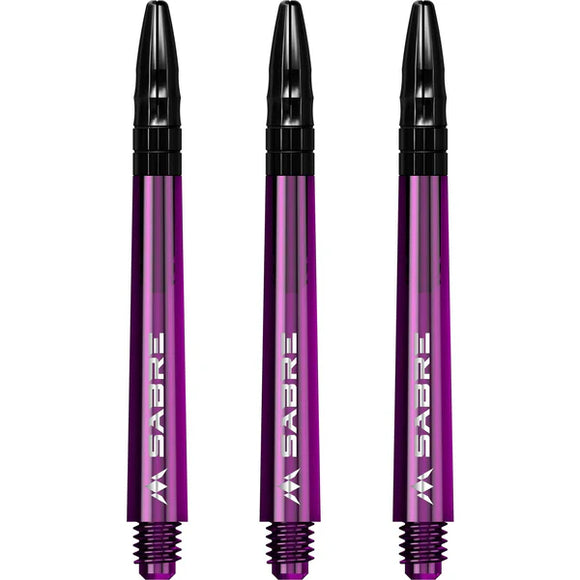 Mission Sabre Shafts-Purple/Black Short 36mm