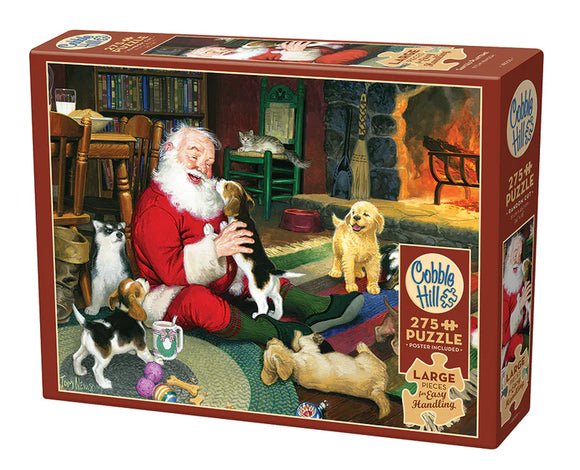 Cobble Hill - Santas Playtime 275 Piece Puzzle