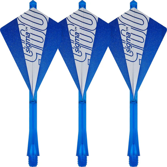 Unicorn Sigma Accuracy Pack - Sigma Slikstick Shaft and Flight Set - Blue