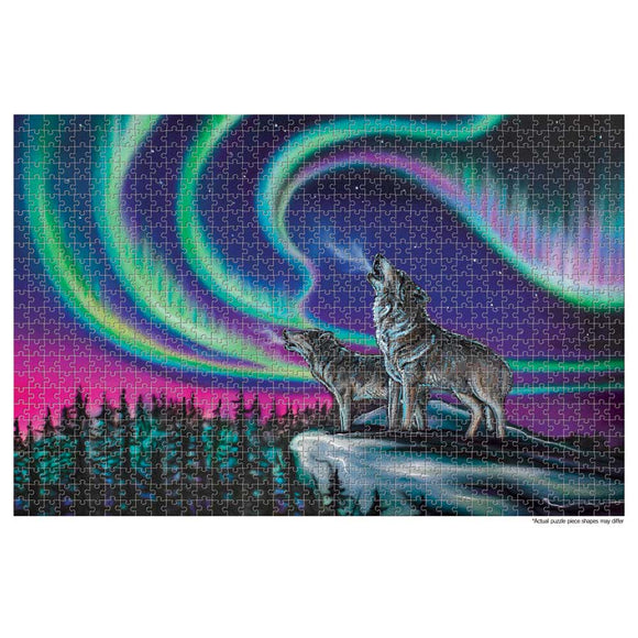 Sky Dance Wolf Song 1000 Piece Puzzle