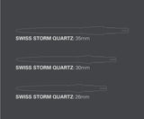 Swiss Point Quartz 26mm Black Storm Points