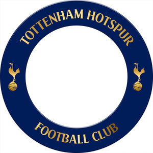 Tottenham Hotspur Dartboard Surround Navy with Gold Crest