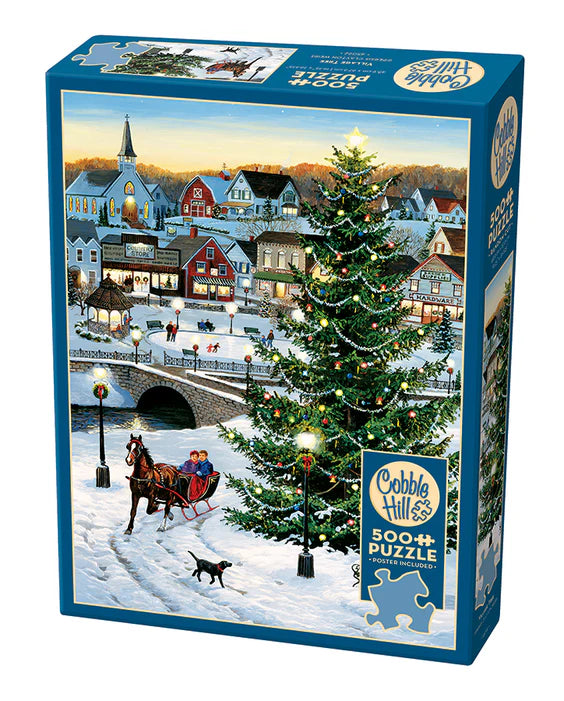 Aquarius - Village Tree Jigsaw Puzzle 500 Pieces