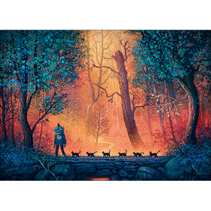 Heye Puzzles - INNER MYSTIC, Woodland March Jigsaw Puzzle 1000pcs