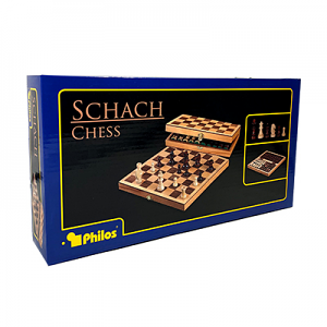 Chess Set - Classic Beech 12in. Folding set