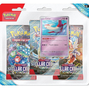 Pokemon Stellar Crown 3 Pack Blisters