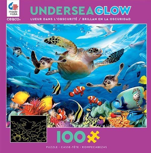 100 piece Undersea Glow in the Dark Puzzle