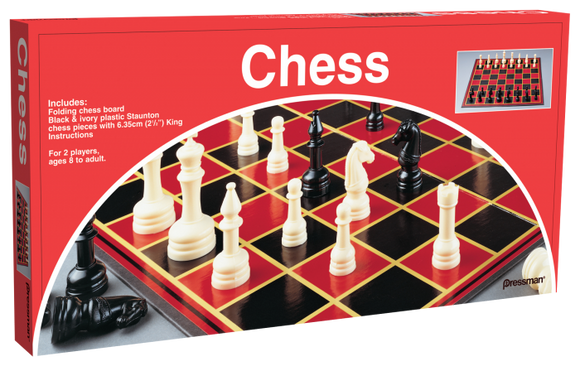 CHESS: Pressman - Chess With Folding Board
