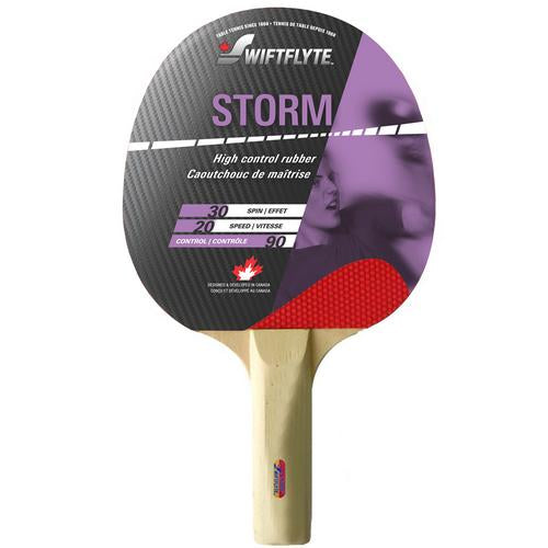 Table Tennis Rackets: Storm (Straight Handle) - Swiftflyte