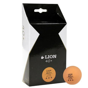 Lion 40+ 3 Star Orange Table Tennis Balls (6 Pack)
