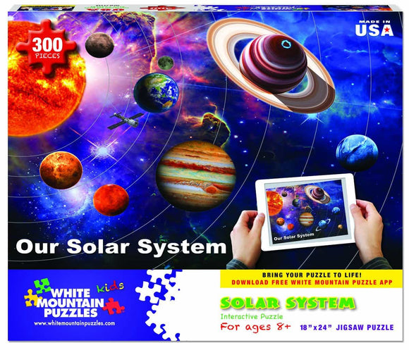 White Mountain Puzzles - Solar System -300 piece (larger pieces)