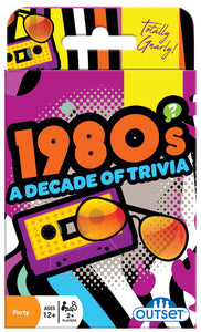 Trivia Card Games: 1980's  A Decade of Trivia