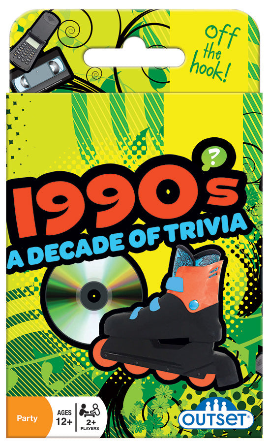 Trivia Card Games: 1990's A Decade of Trivia