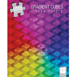 Gradient Cubes - 1000pc Jigsaw Puzzle