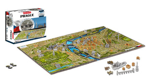 4D Puzzles - PRAGUE: History Over Time - 4D Cityscape 1200+ pcs jigsaw puzzle