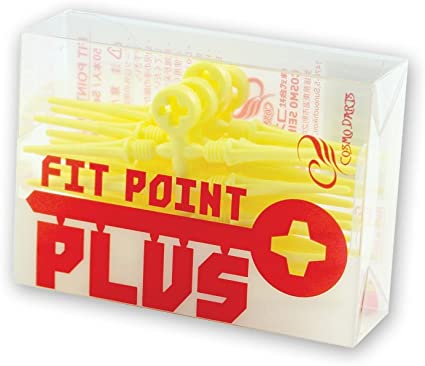 50 Cosmo Fit Point Plus Soft Tip Points-Yellow