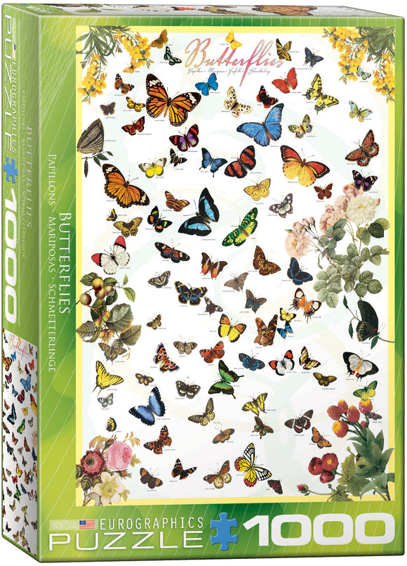 EuroGraphics - Butterflies - 1000-Piece Puzzle