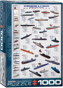 EuroGraphics - History: Submarines & U-Boats - 1,000 piece Jigsaw Puzzle