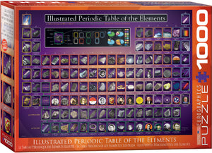 Eurographics - Illuatrated Periodic Table of the Elements - 1,000 piece Jigsaw Puzzle