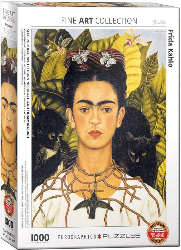 EuroGraphics (Kahlo) Self-Portrait with Thorn Necklace and Hummingbird 1,000 piece Jigsaw Puzzle