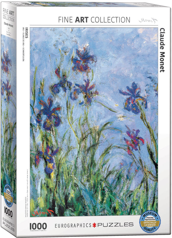 EuroGraphics - Fine Art (Monet) Irises (Detail) - 1,000 piece Jigsaw Puzzle