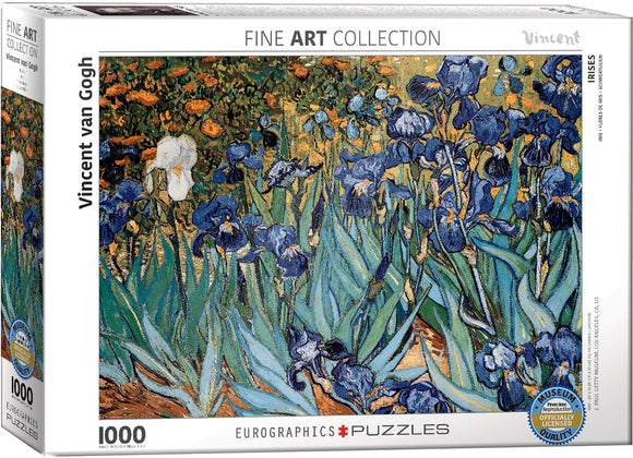 EuroGraphics - Fine Art (Van Gogh) Irises - 1000pcs Jigsaw Puzzle
