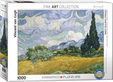 EuroGraphics (Van Gogh) Wheat Field with Cypresses - 1,000 piece Puzzle