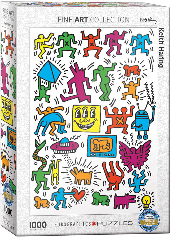 EuroGraphics (Keith Haring) Collage - 1000 piece Jigsaw Puzzle