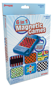 6 in 1 Magnetic Game Set