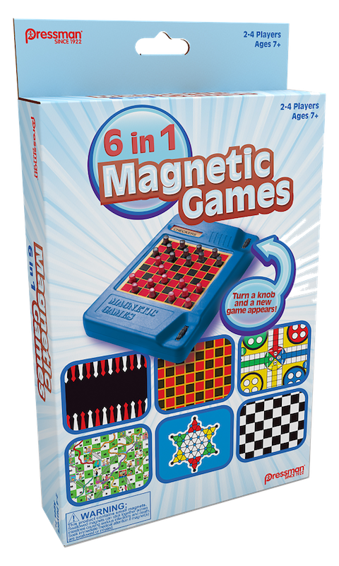 6 in 1 Magnetic Game Set