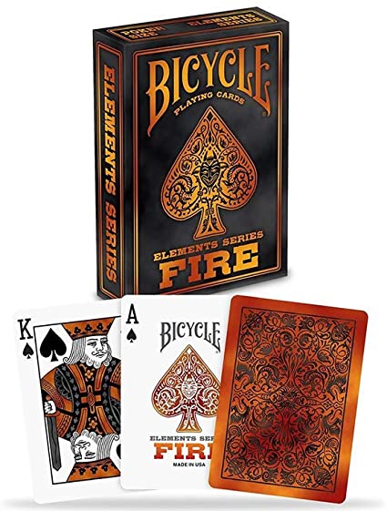 Playing Cards: Fire (Elements Series) - Bicycle