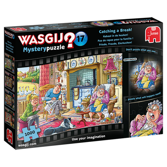 Jumbo Puzzles - (WASGIJ) MYSTERY #17, CATCHING A BREAK! 1000 PIECE PUZZLE