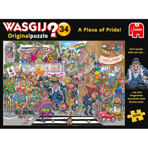 Jumbo Puzzles - (WASGIJ) ORIGINAL #34, A PIECE OF PRIDE! Jigsaw Puzzle 1000pcs