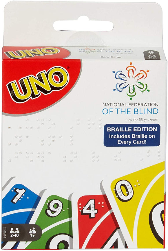UNO Braille Edition Card Game