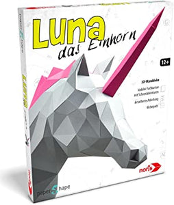 Papers Shape 3D Luna the Unicorn (German)