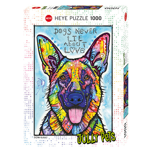 Heye Puzzles - JOLLY PETS: Dogs Never Lie - 1000 PC