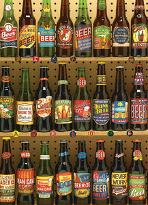 Cobble Hill - Beer Collection -  1,000 piece Jigsaw Puzzle