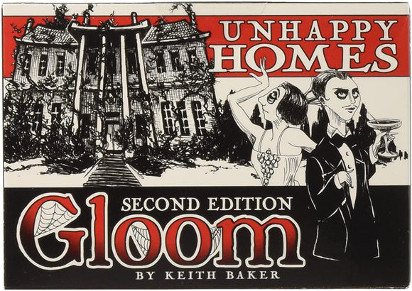 Gloom:  Unhappy Homes (second edition) Expansion  Card Game