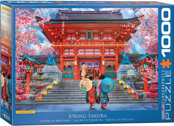 EuroGraphics - Spring Sakura - 1000 Piece Jigsaw Puzzle