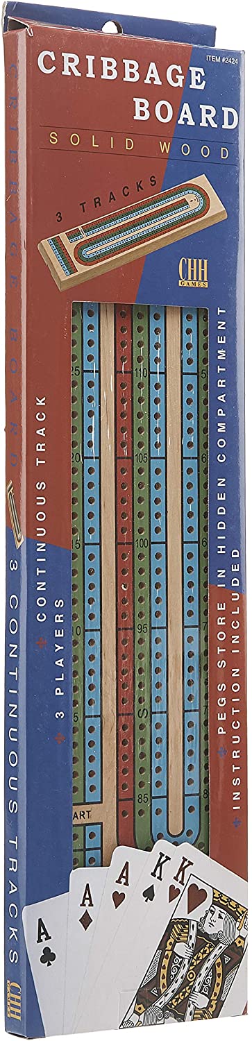 Cribbage Board - 3 Colour Track