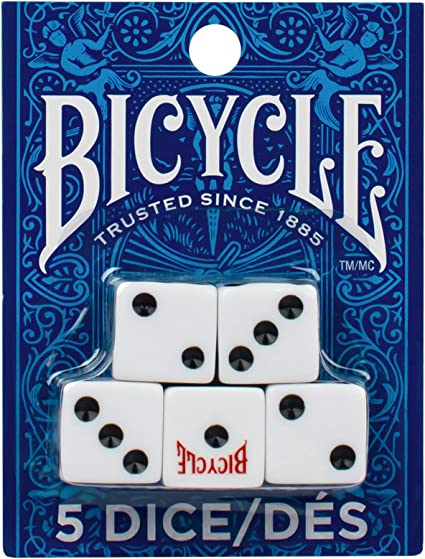 Bicycle Set of 5 Dice