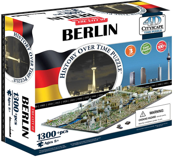 4D Puzzles - Berlin History Over Time - 4D Cityscape 1300+ pcs