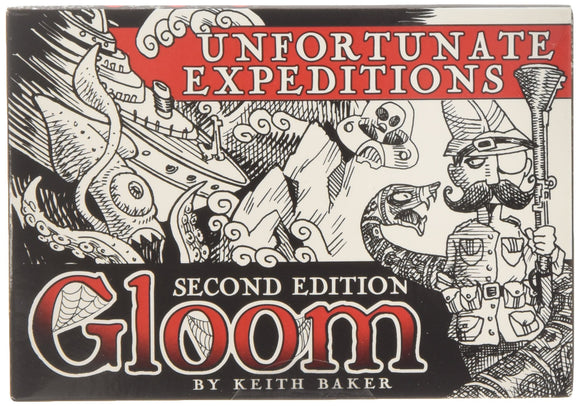 Gloom:  Unfortunate Expeditions (second edition) EXPANSION Card Game
