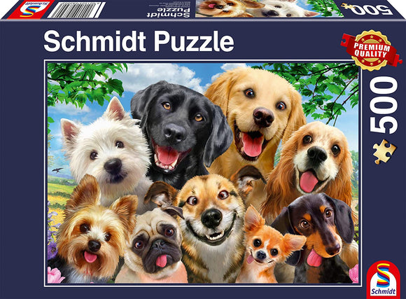 Dog Selfie - Schmitz 500 piece jigsaw puzzle