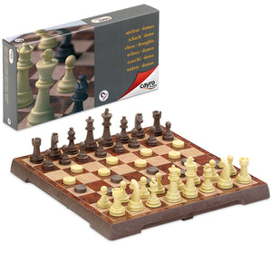 Chess: Magnetic Chess & Draught Set Medium - Cayro